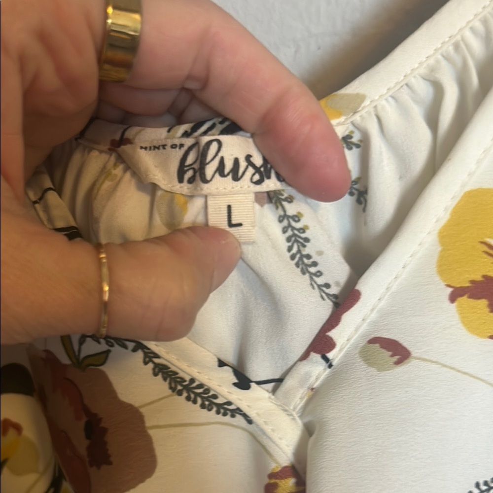 Floral Maxi Dress in Cream by Blush - Picture 2 of 6